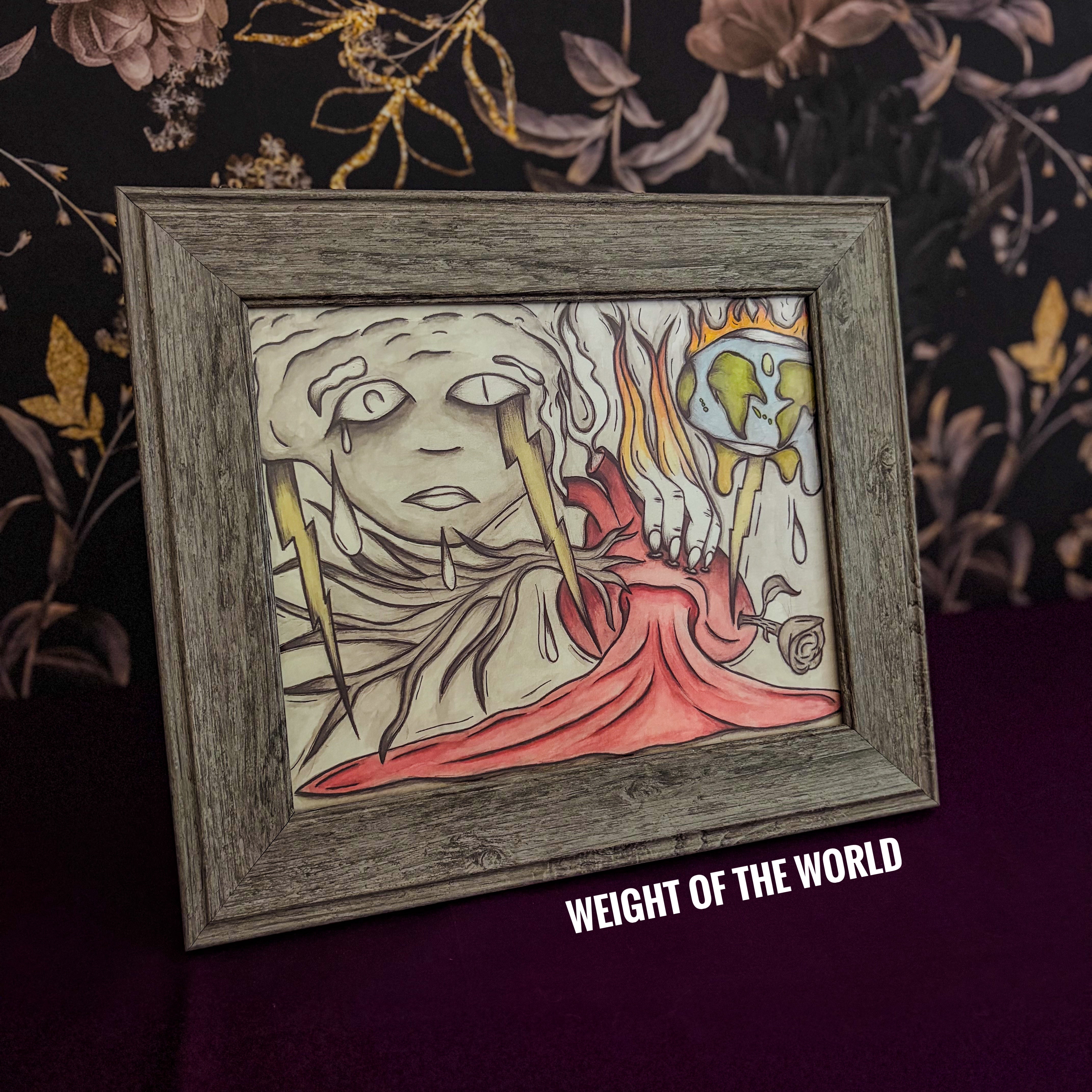Gray Frame for 8x10 Art Print