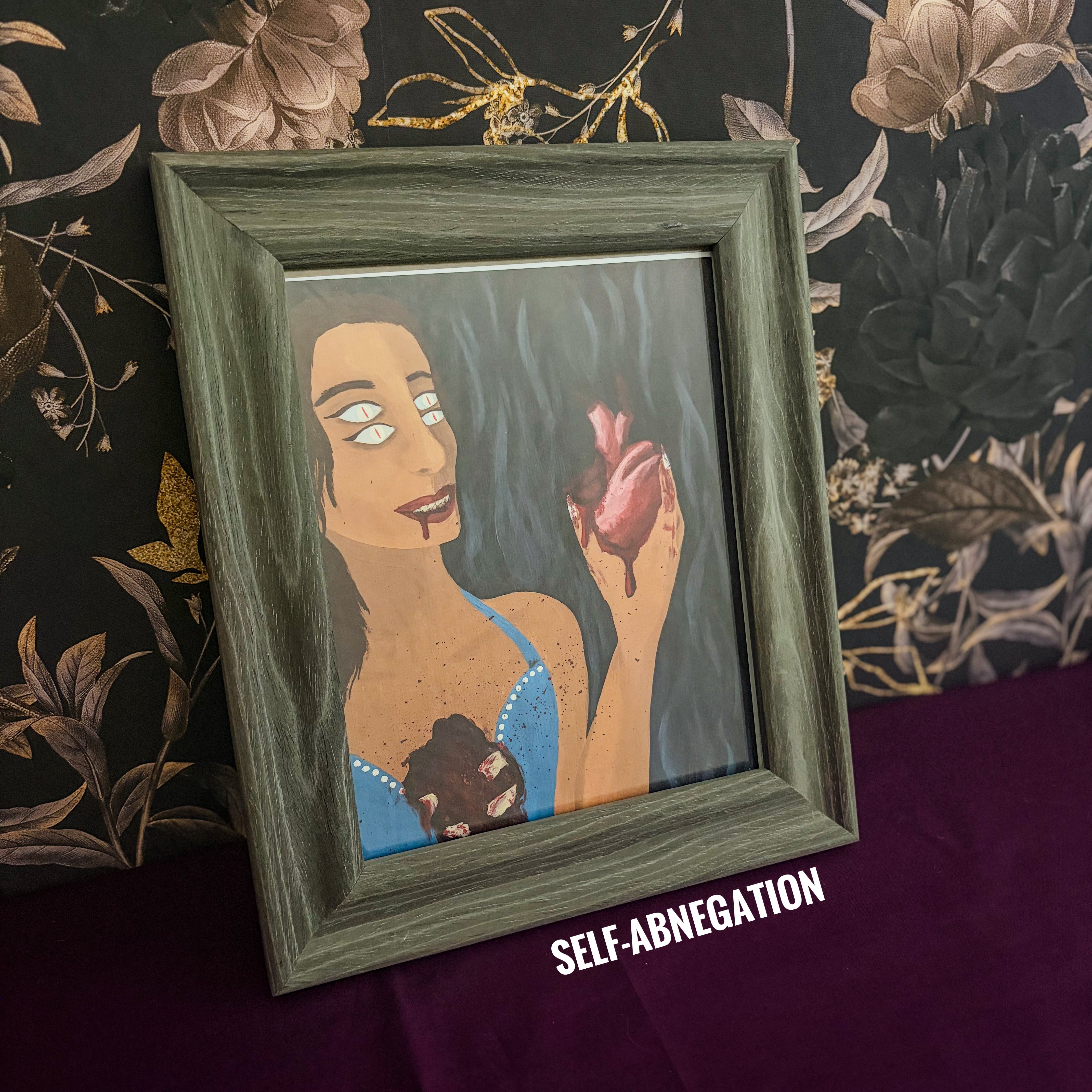 Gray Frame for 8x10 Art Print