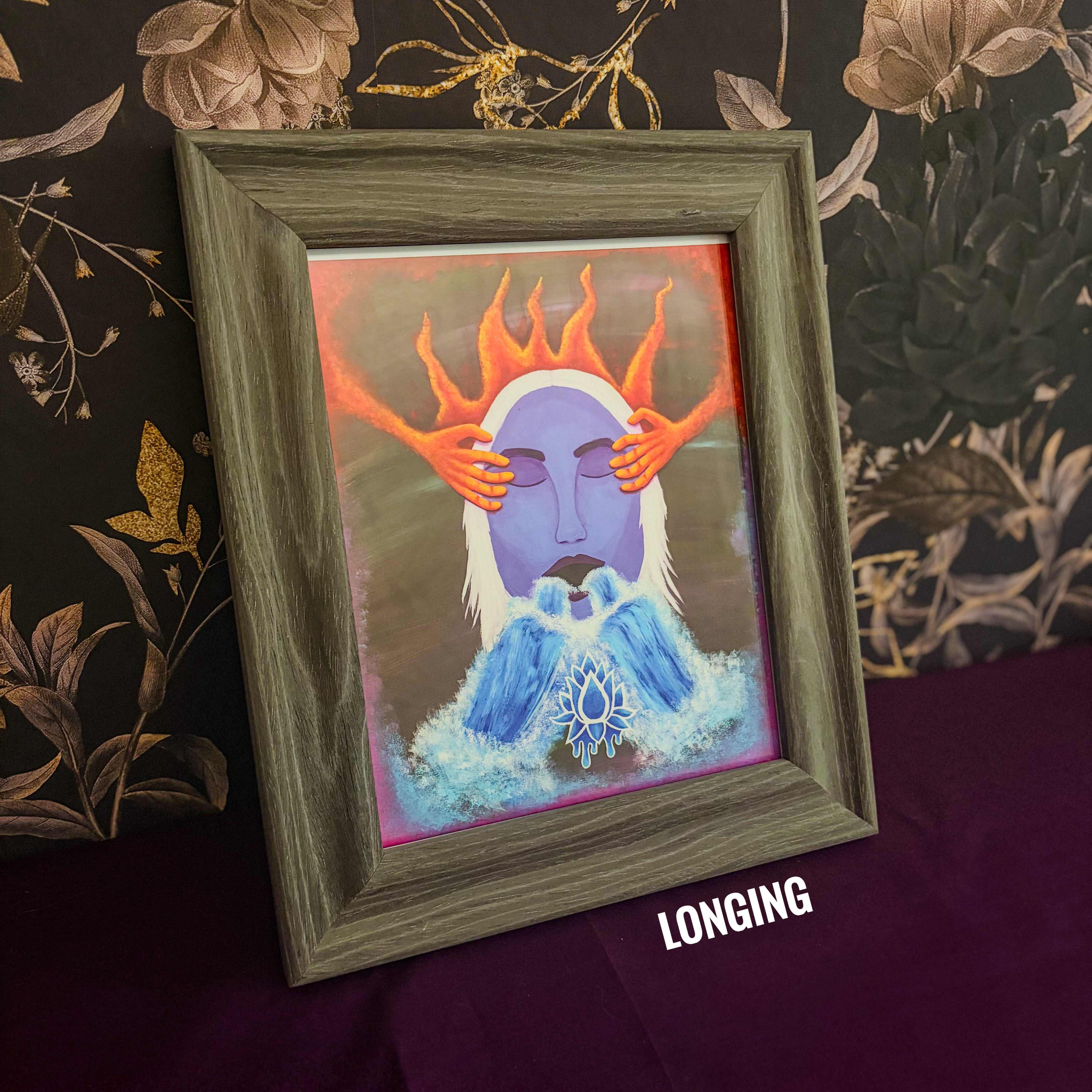 Gray Frame for 8x10 Art Print