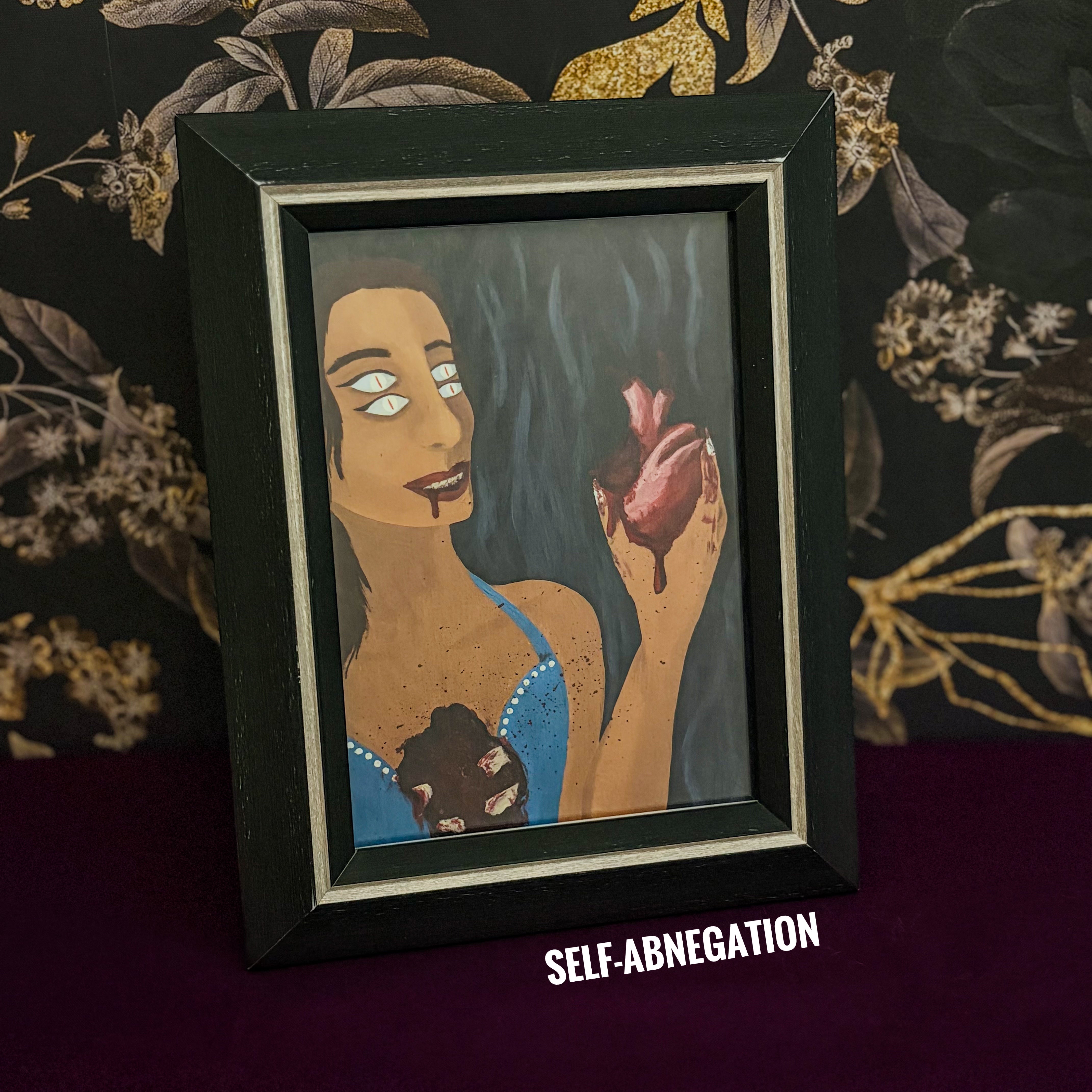 Black Wood Frame for 5x7 Art Print