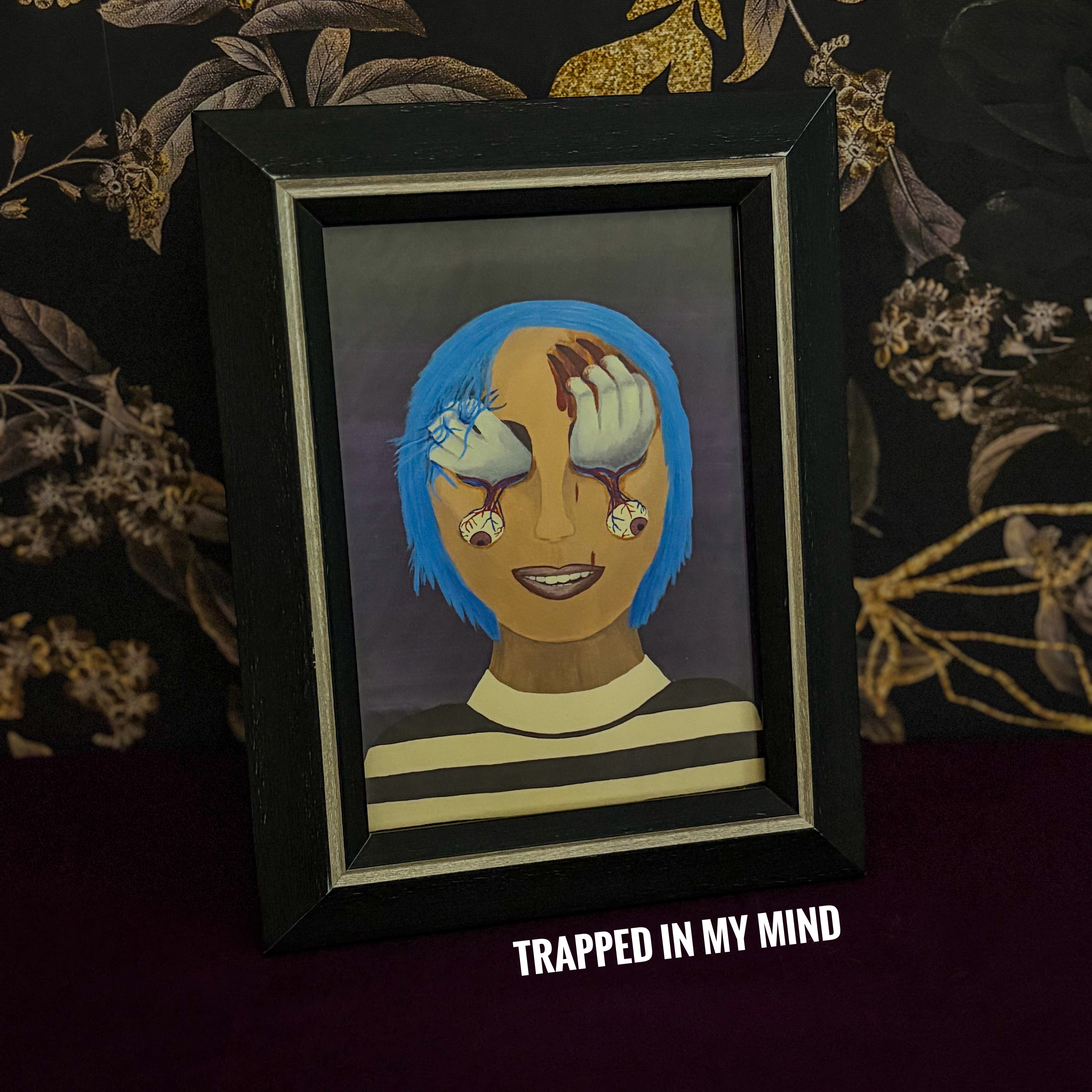 Black Wood Frame for 5x7 Art Print