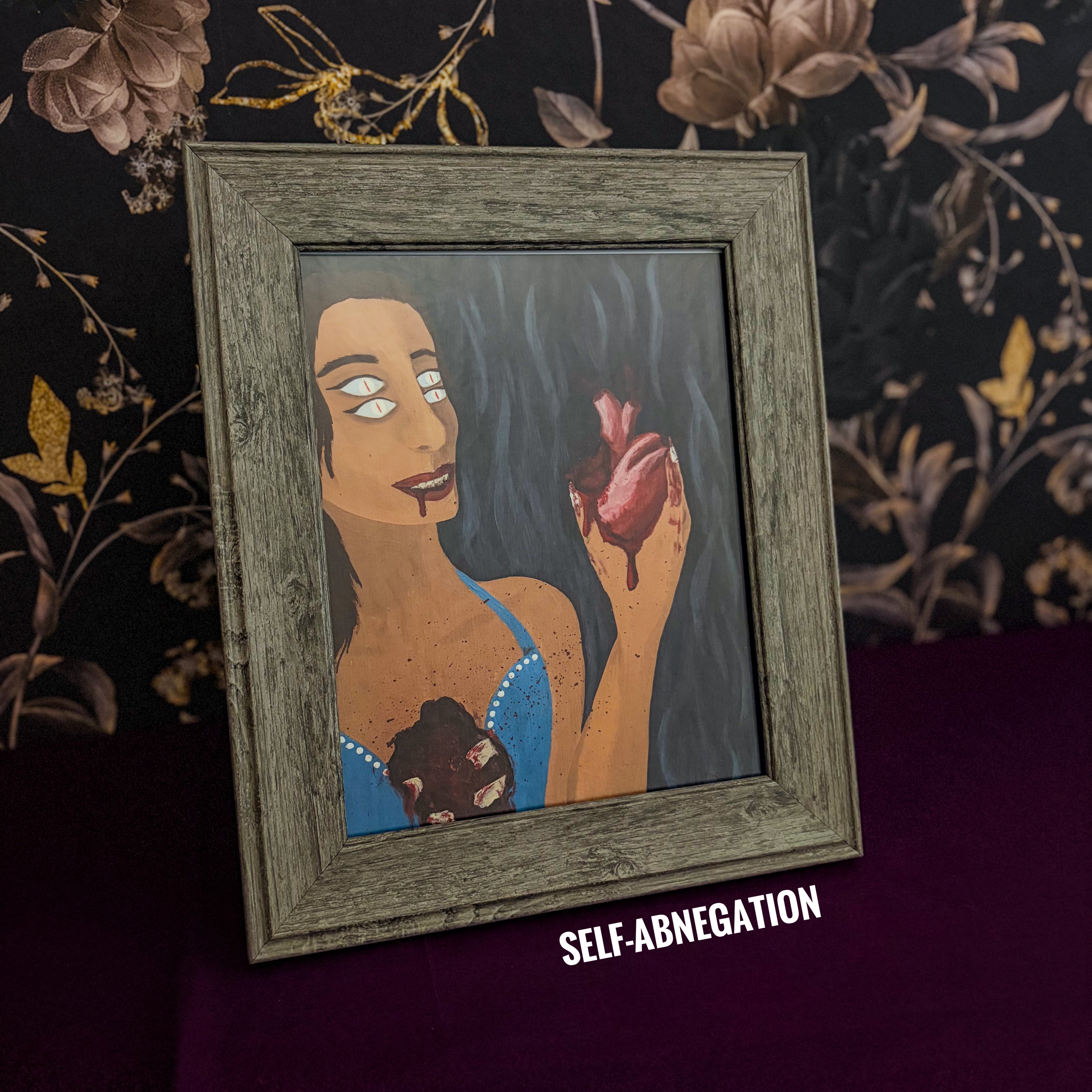 Gray Frame for 8x10 Art Print