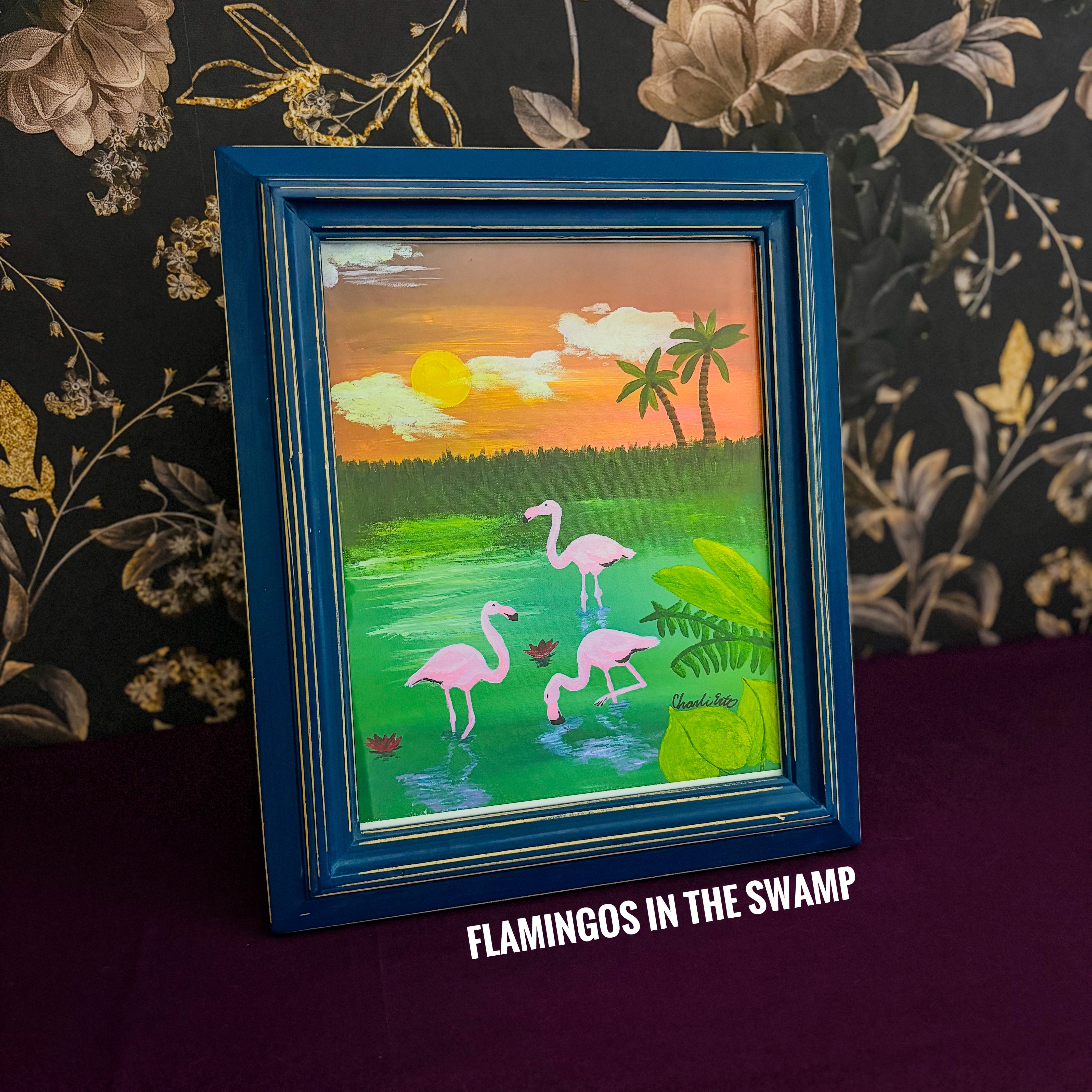 Blue Frame for 8x10 Art Print