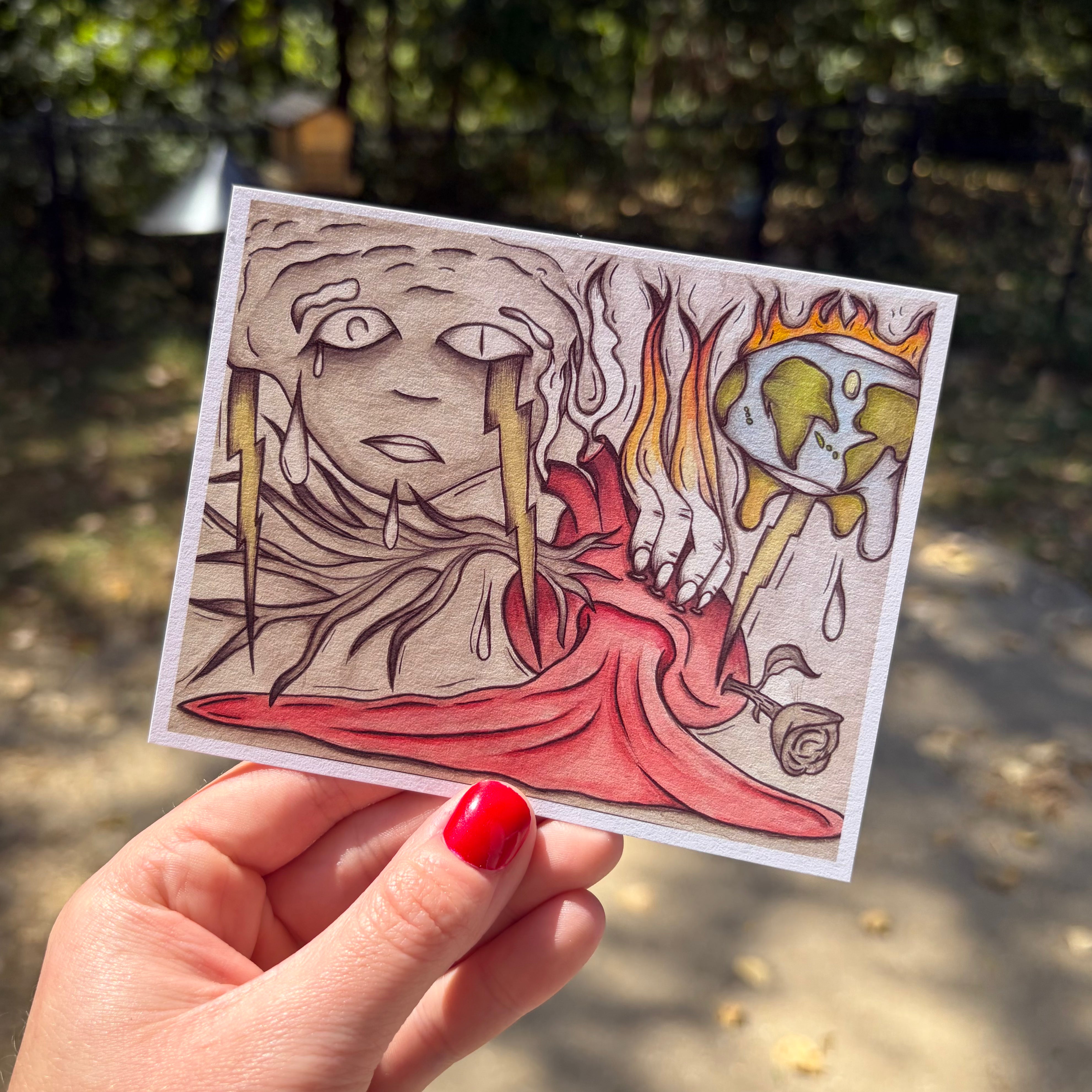 Weight of the World Art Prints