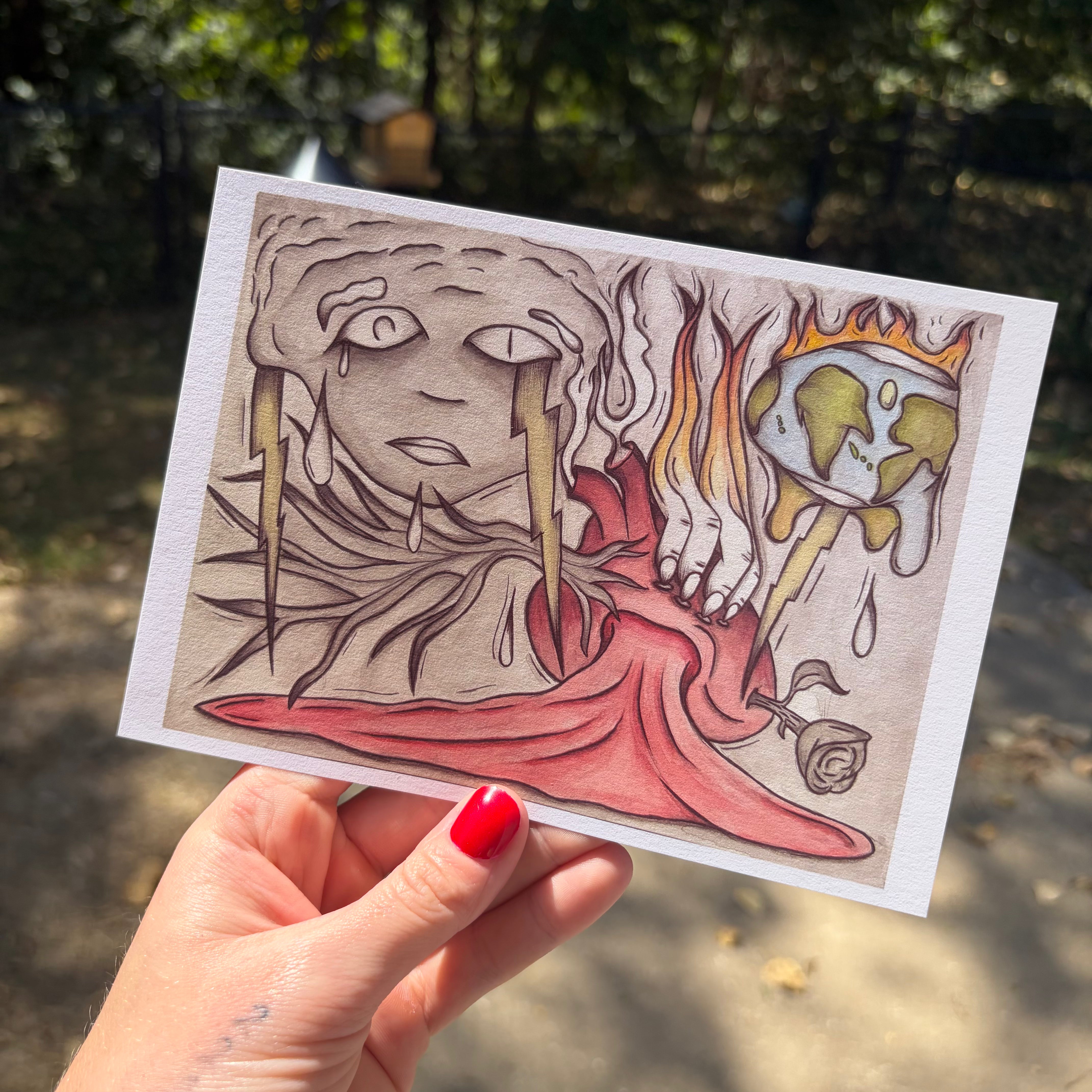 Weight of the World Art Prints