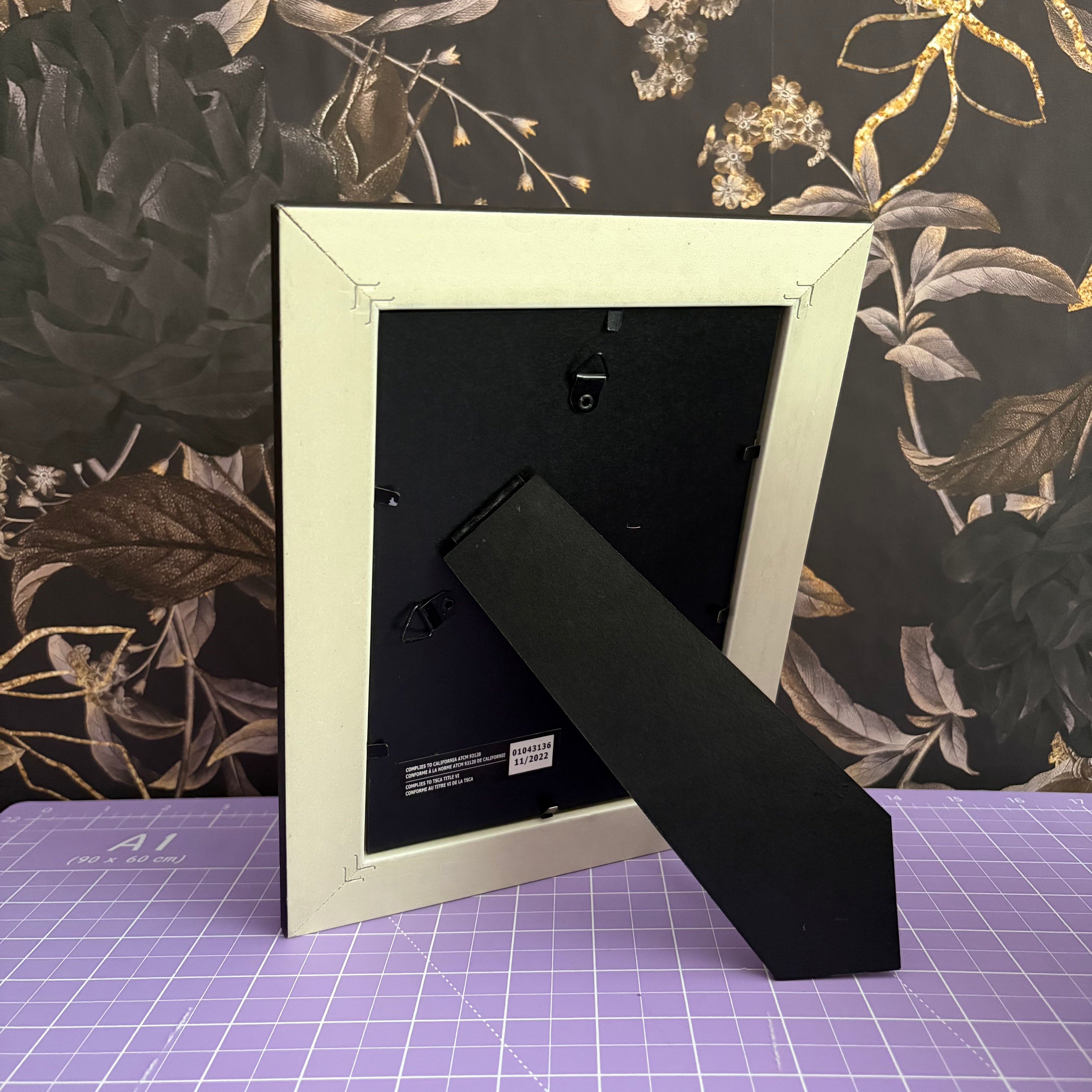 Black Wood Frame for 5x7 Art Print
