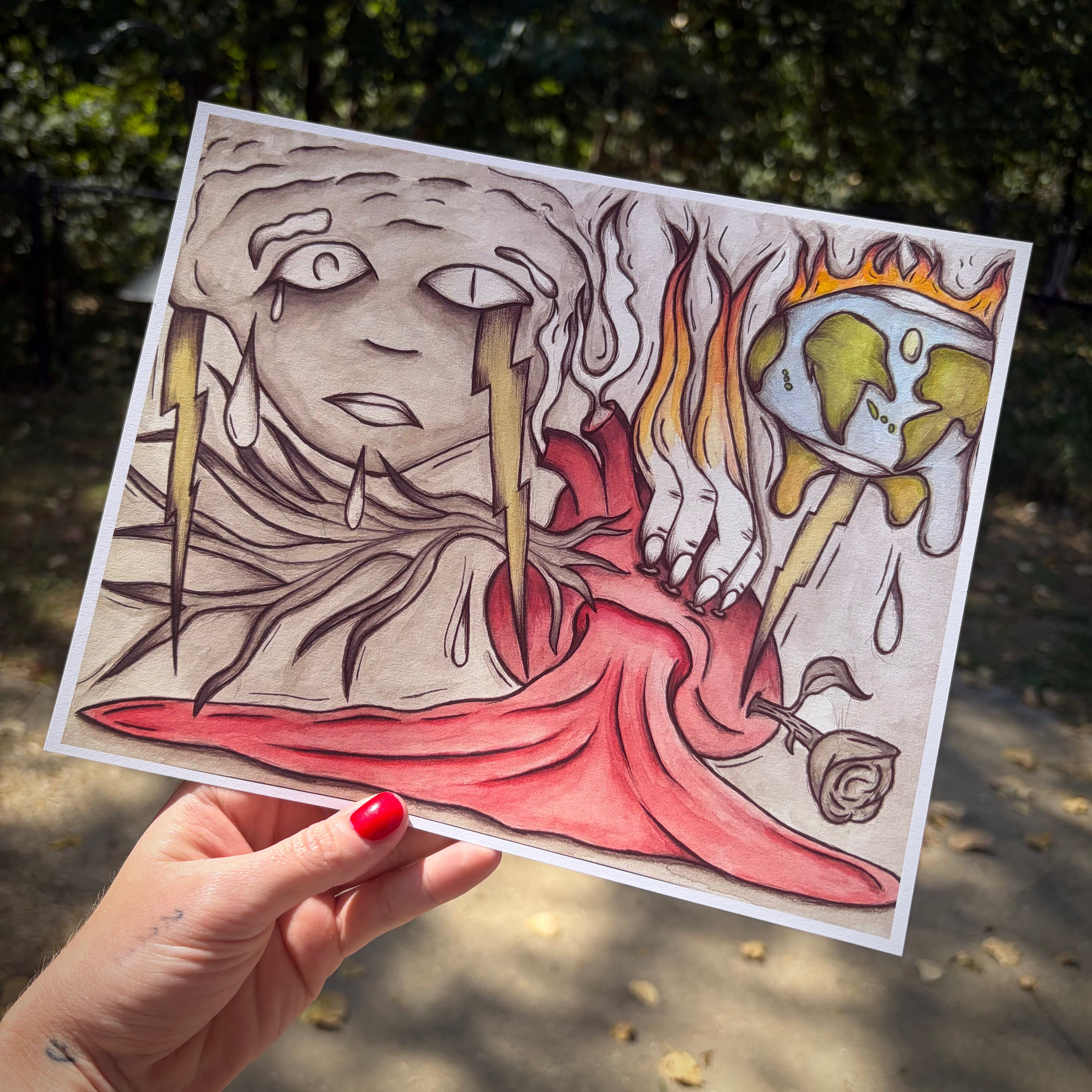 Weight of the World Art Prints