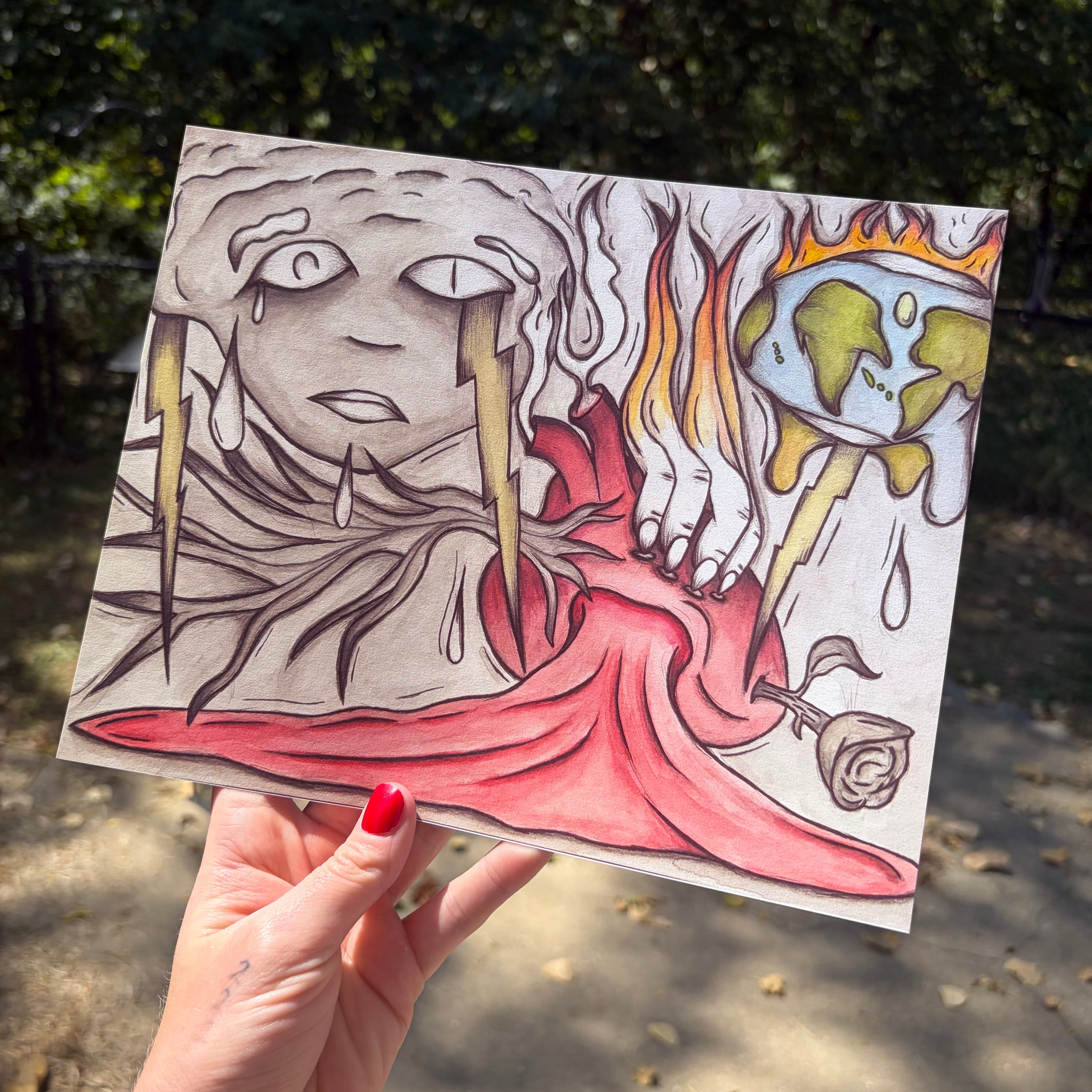 Weight of the World Art Prints